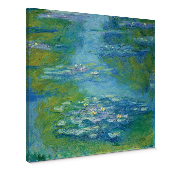 Leinwandbild Monet - Seerosen 1907