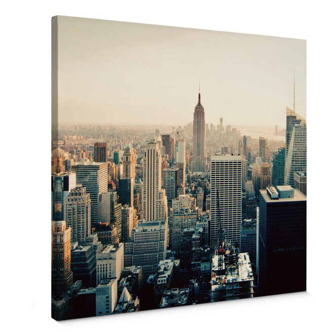 Leinwandbild Skyline von New York City - Quadratiisch