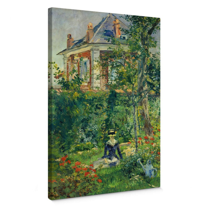 Leinwandbild Manet - Marguerite im Garten von Bellevue
