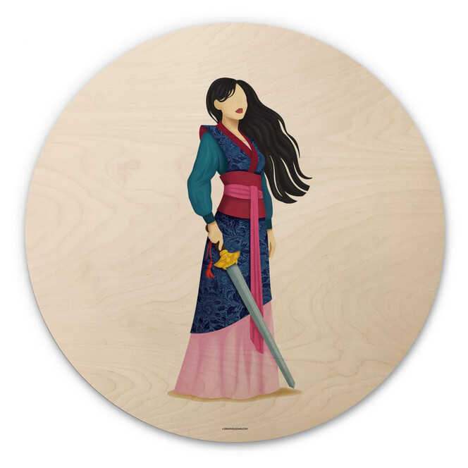 Holzbild Tohmé - Mulan