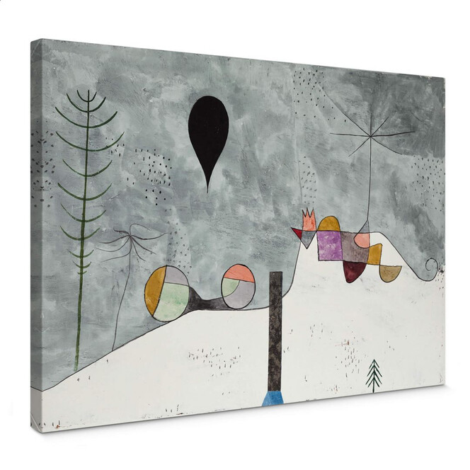 Leinwandbild Klee - Winterbild