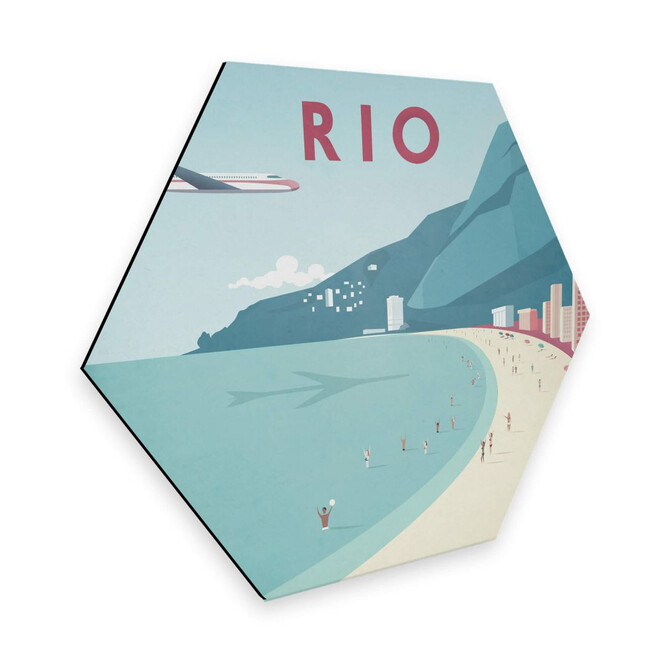 Hexagon - Alu-Dibond Rivers - Rio de Janeiro