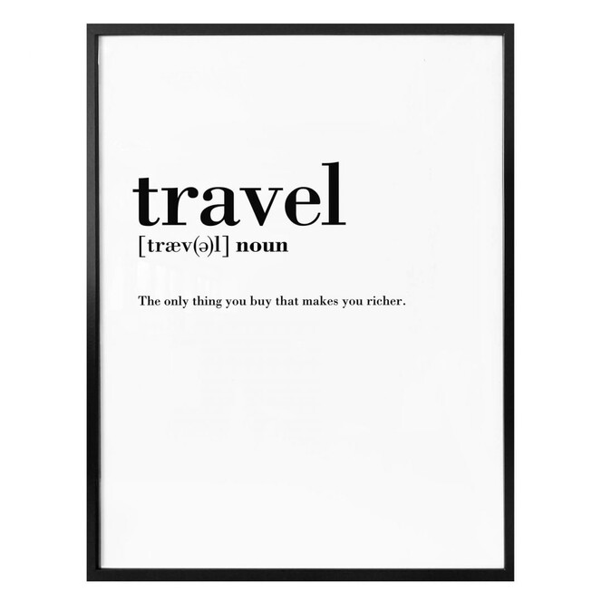 Poster Grammatik - Travel