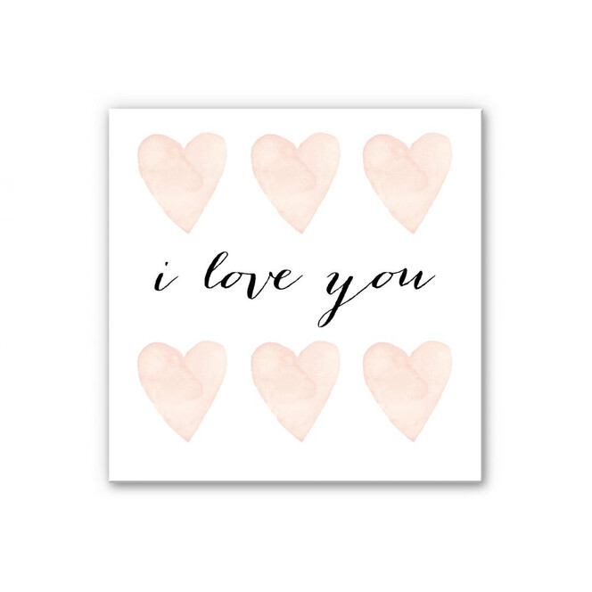 Wandbild Confetti & Cream - I Love You
