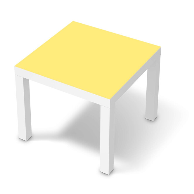 Möbelfolie IKEA Lack Tisch 55x55cm - Gelb Light- Bild 1