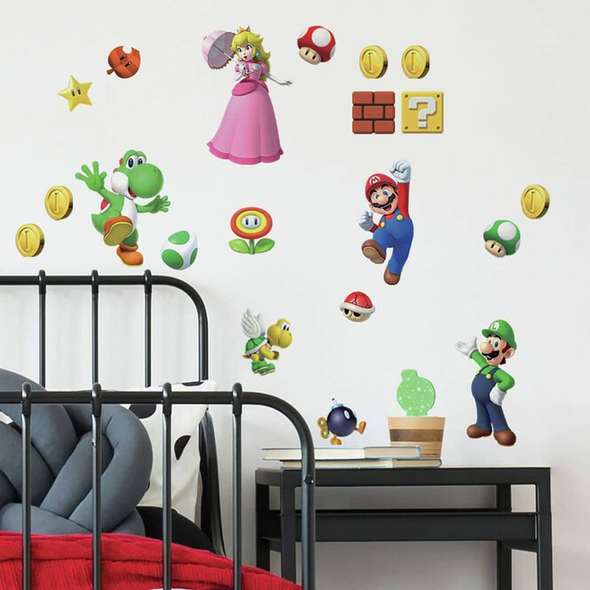 Wandsticker-Set Super Mario Brothers - 20-teilig - Bild 1