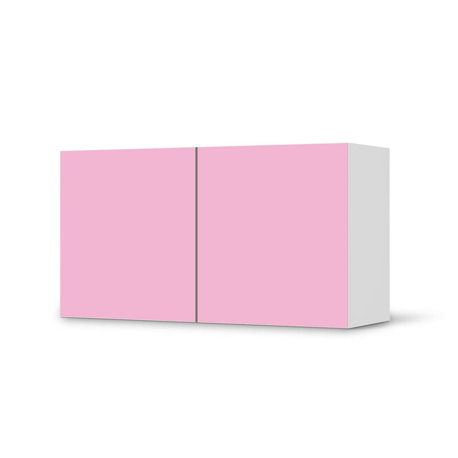 Folie IKEA Besta Regal 2 Türen (quer) - Pink Light- Bild 1