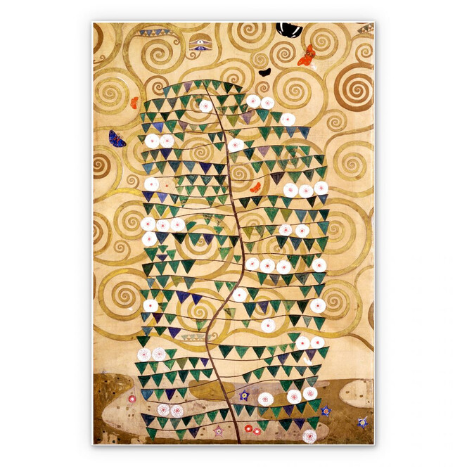Hartschaumbild Klimt - Entwurf für den Stocletfries