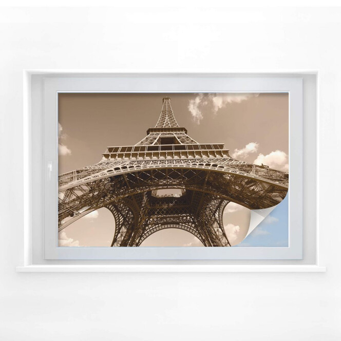 Sichtschutzfolie Eiffelturm Perspektive