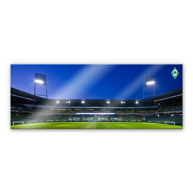Acrylglasbild Werder Bremen Weserstadion Tribüne Panorama