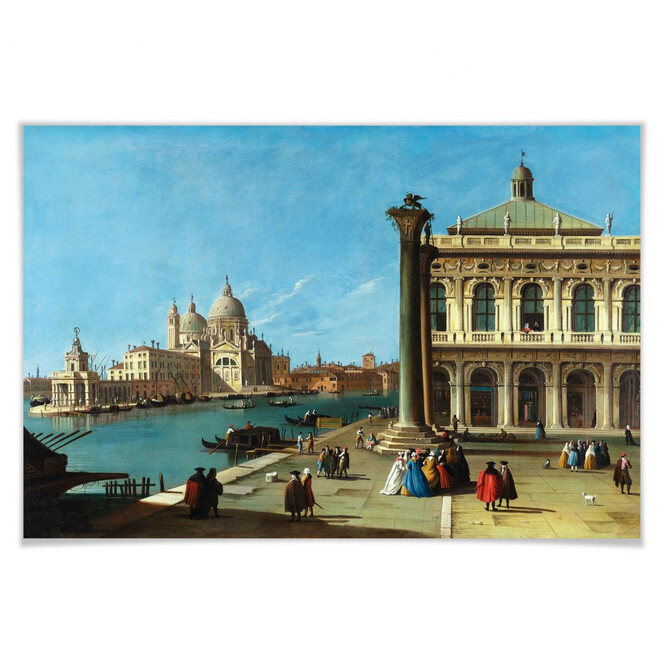 Poster Canaletto - Die Einfahrt zum Canal Grande
