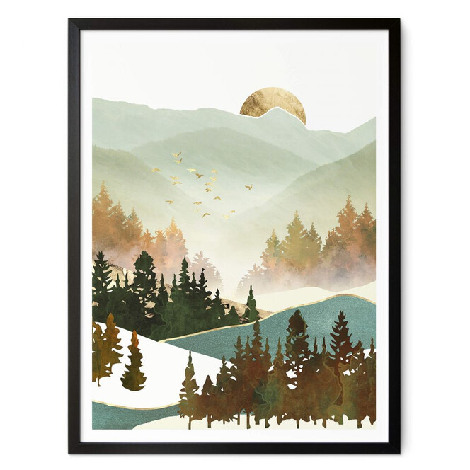 Poster SpaceFrog Designs - Herbstmorgen
