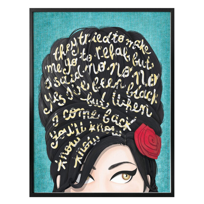 Poster Tohmé - Amy Winehouse: Rehab
