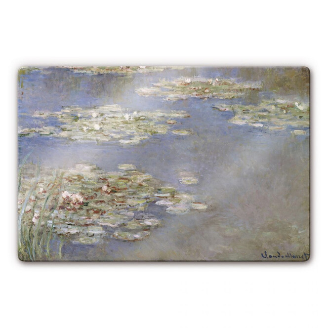 Glasbild Monet - Seerosen 1905