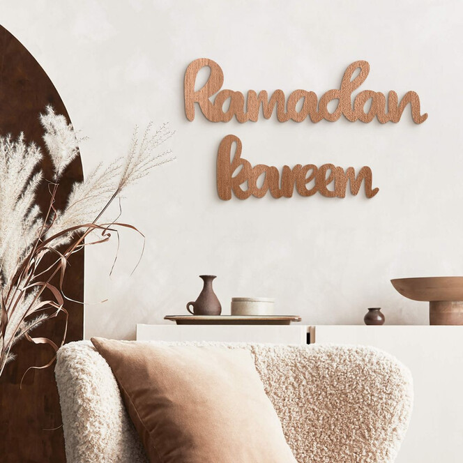 Holzdeko Mahagoni - Ramadan Kareem