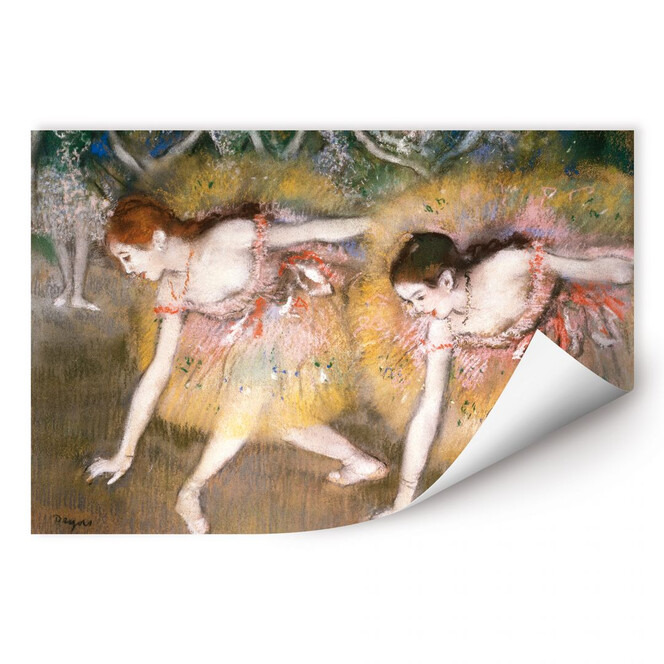 Wallprint Degas - Sich verbeugende Ballerinen