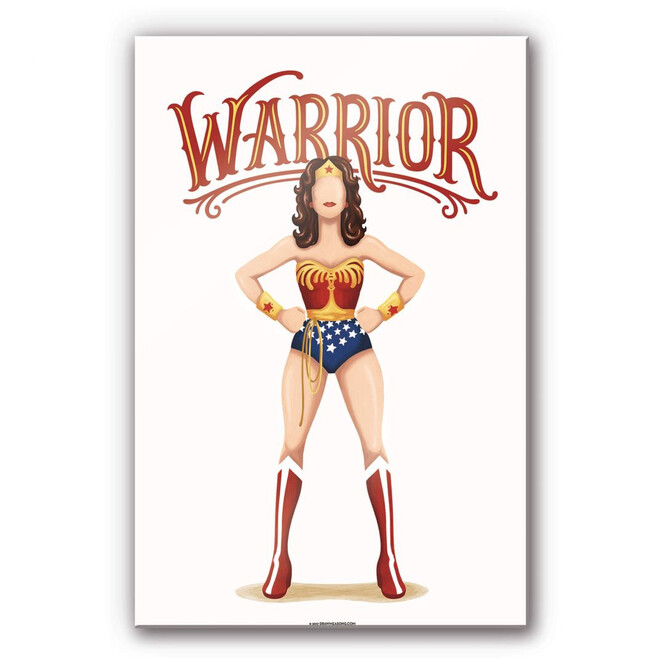 Acrylglasbild Tohmé - Wonderwoman