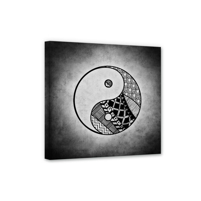 Leinwandbild Yin und Yang - quadratisch