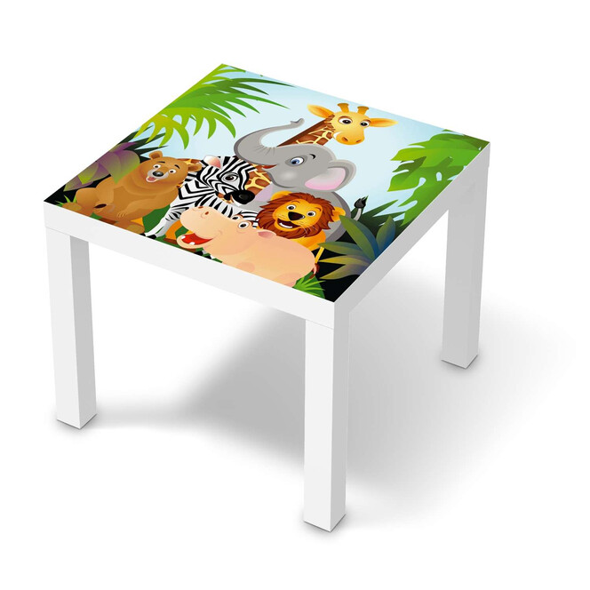 Möbelfolie IKEA Lack Tisch 55x55cm - Wild Animals- Bild 1