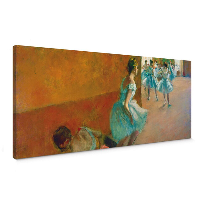 Leinwandbild Degas - Tänzerinnen auf einer Treppe