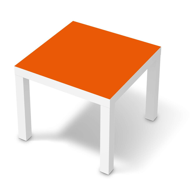 Möbelfolie IKEA Lack Tisch 55x55cm - Orange Dark- Bild 1