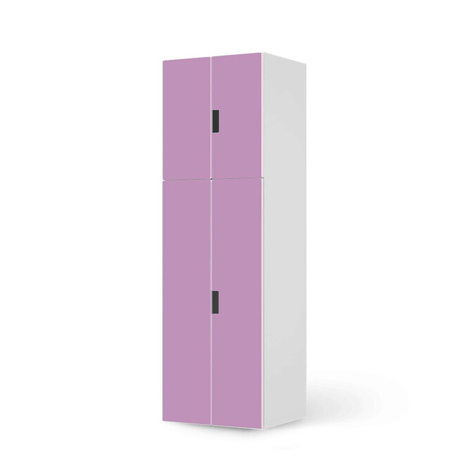 Möbelfolie IKEA Stuva / Malad - 2 grosse Türen und 2 kleine Türen - Flieder Light- Bild 1