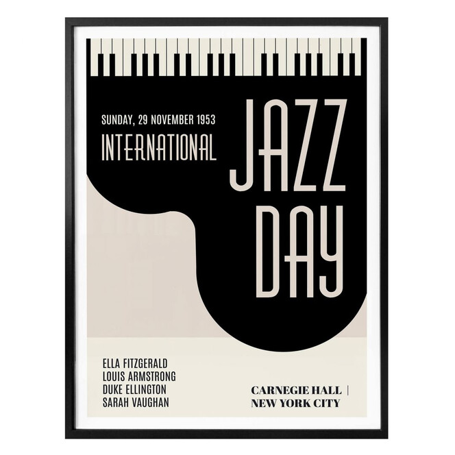 Poster Kubistika - Jazz Day