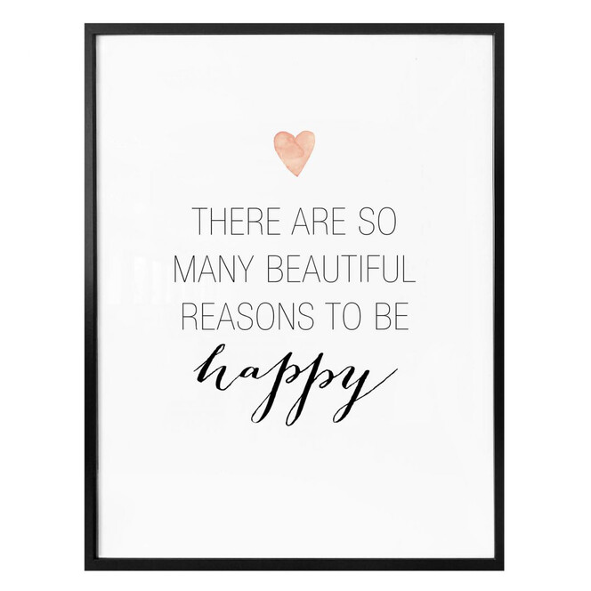 Poster Confetti & Cream - Many reasons to be happy