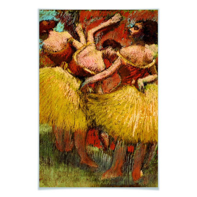 Poster Degas - Drei Tänzerinnen