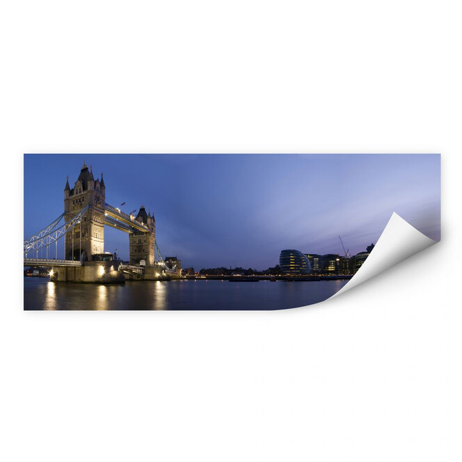 Wallprint Tower Bridge an der Themse - Panorama