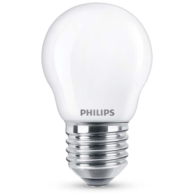 Philips LED Lampe ersetzt 25W, E27 Tropfenform P45. weiss, warmweiss, 250 Lumen, nicht dimmbar, 1er Pack Energieklasse A&&