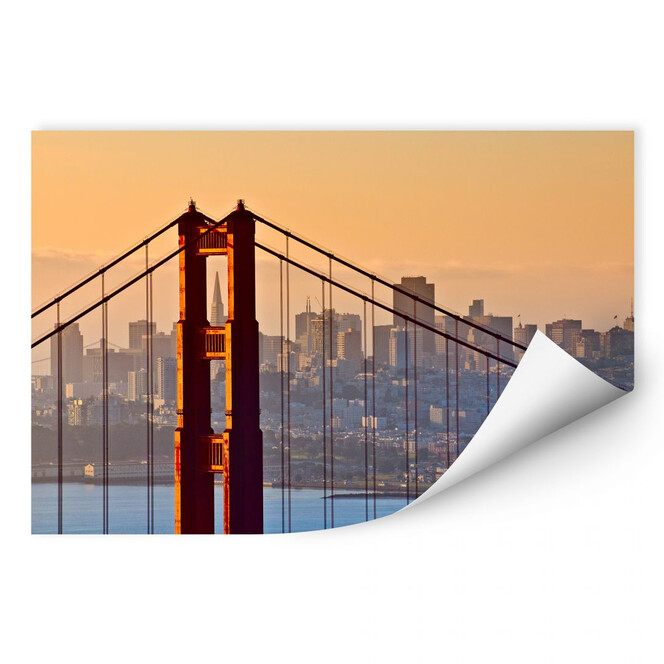 Wallprint Sundown over San Francisco