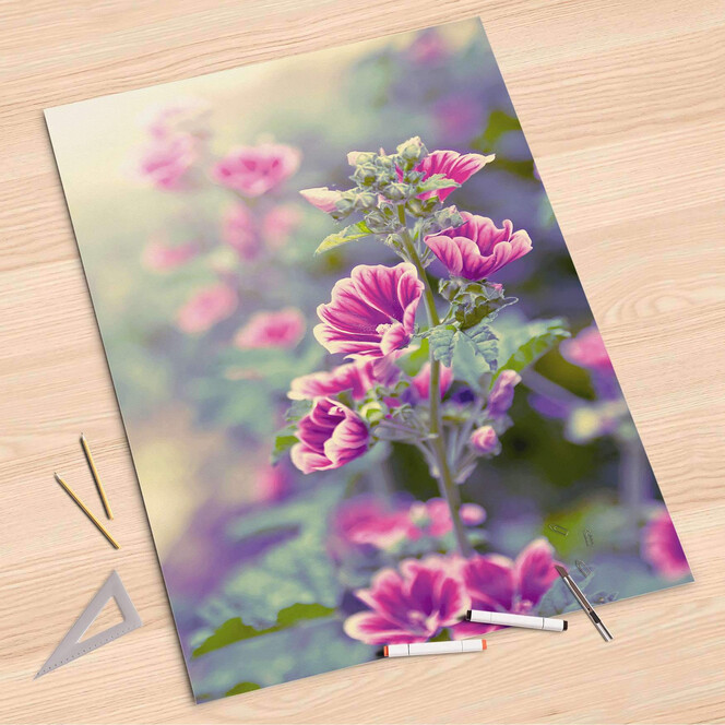Folienbogen (80x120cm) - Flower Gaze- Bild 1