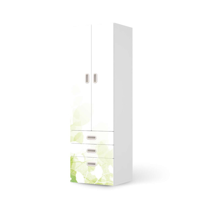 Klebefolie IKEA Stuva / Fritids - 3 Schubladen und 2 grosse Türen - Flower Light- Bild 1