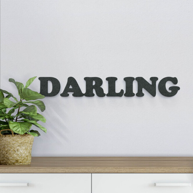 MDF-Holzbuchstaben Darling