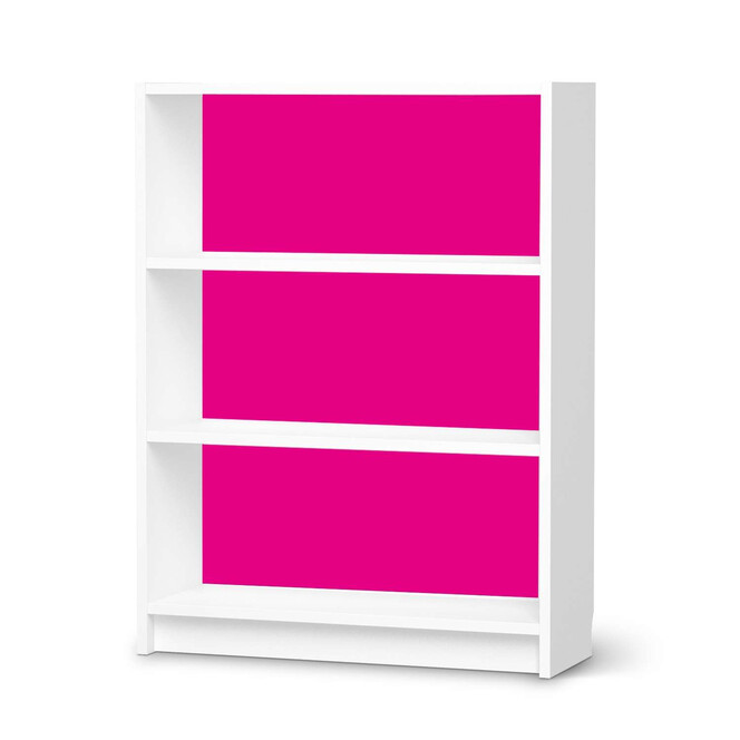 Möbelfolie IKEA Billy Regal 3 Fächer - Pink Dark- Bild 1
