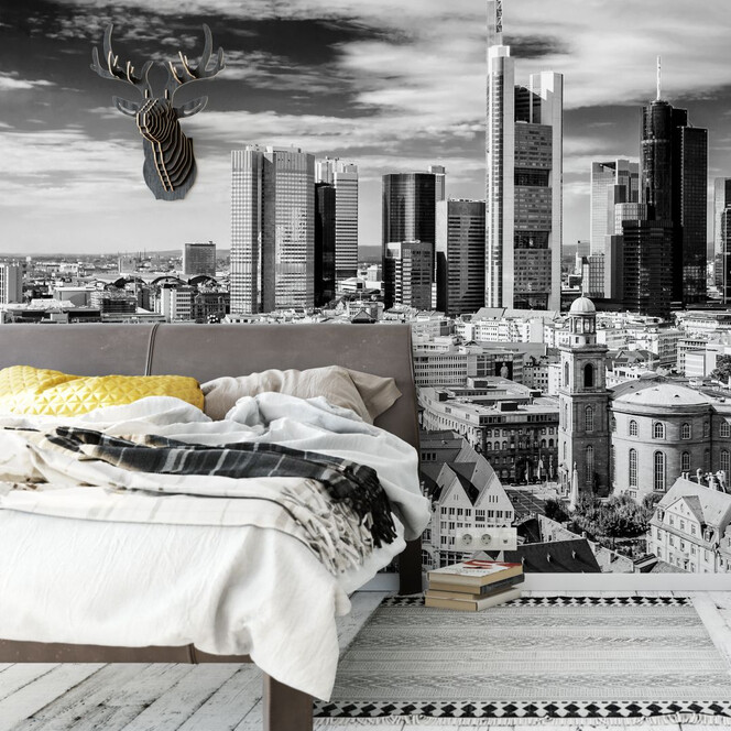 Fototapete Frankfurter Skyline - 384x260cm - Bild 1