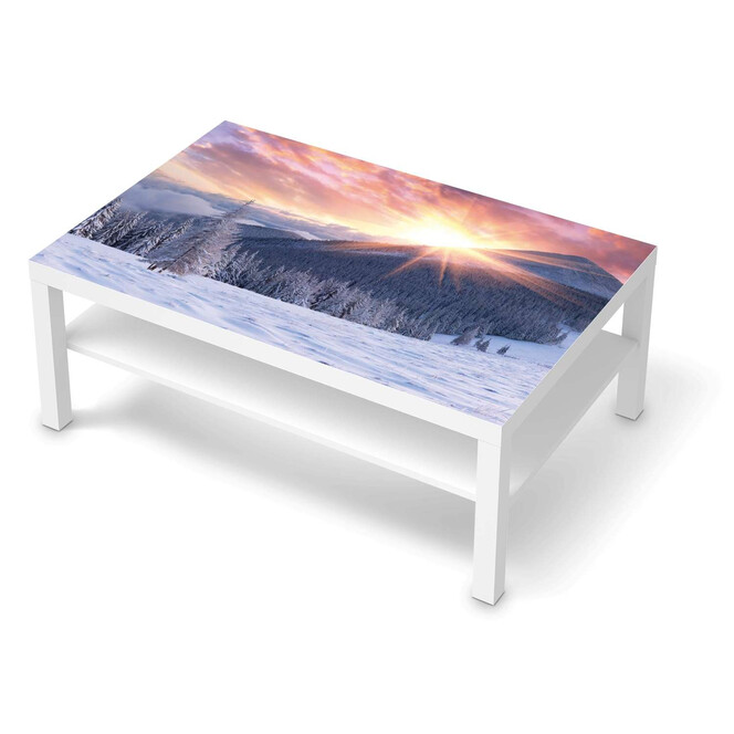 Klebefolie IKEA Lack Tisch 118x78cm - Zauberhafte Winterlandschaft- Bild 1