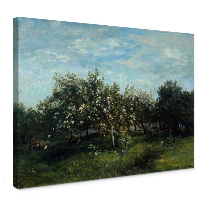 Leinwandbild Daubigny - Apfelblüte