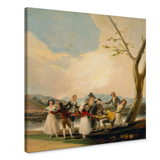 Leinwandbild de Goya - Das Blindekuhspiel