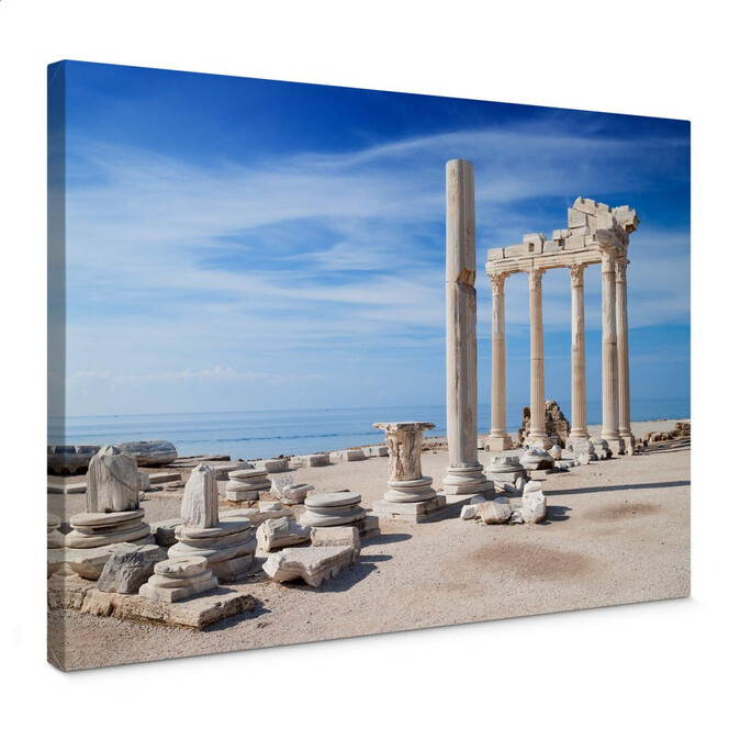 Leinwandbild Ruinen der Antike