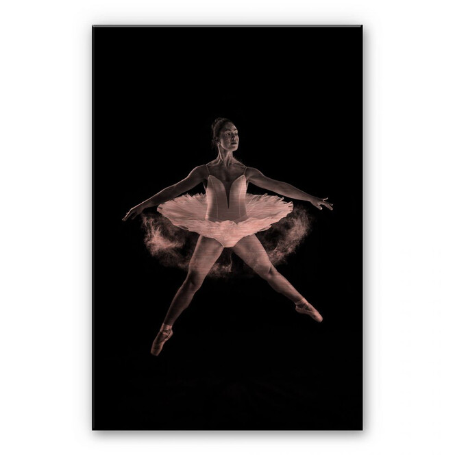 Alu-Dibond-Kupfereffekt - Prima Ballerina