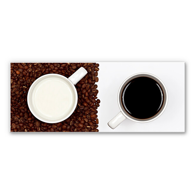 Wandbild Lavsen - White Espresso - Panorama