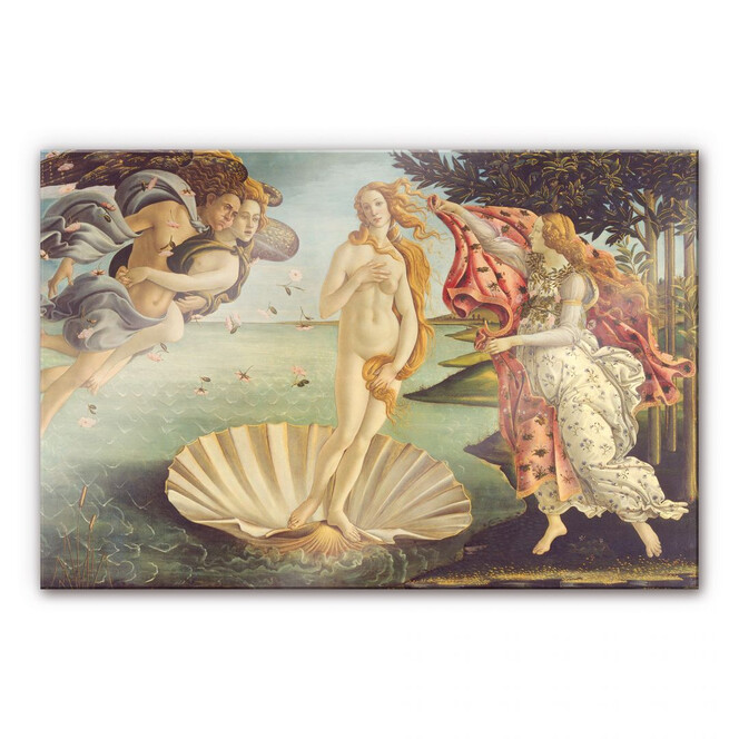 Acrylglasbild Botticelli - Geburt der Venus
