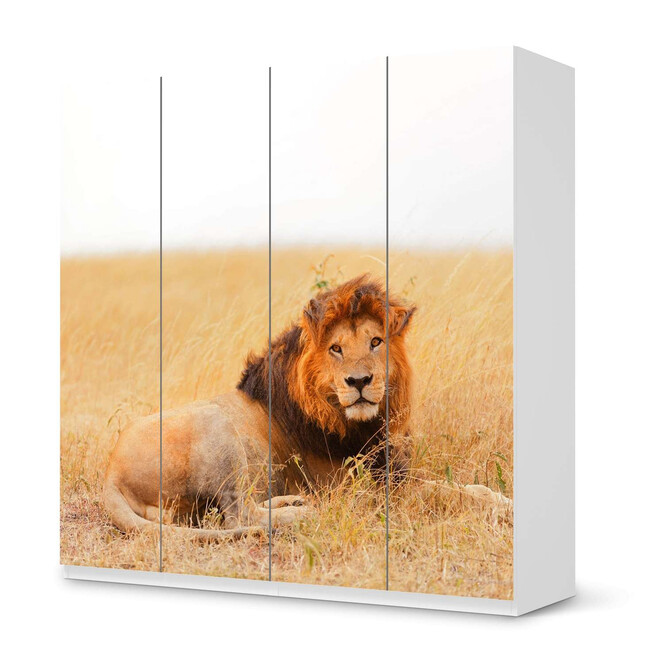 Klebefolie IKEA Pax Schrank 201cm Höhe - 4 Türen - Lion King- Bild 1