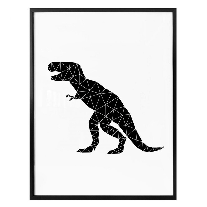 Poster Nouveauprints - Geometric Dinosaur T-Rex