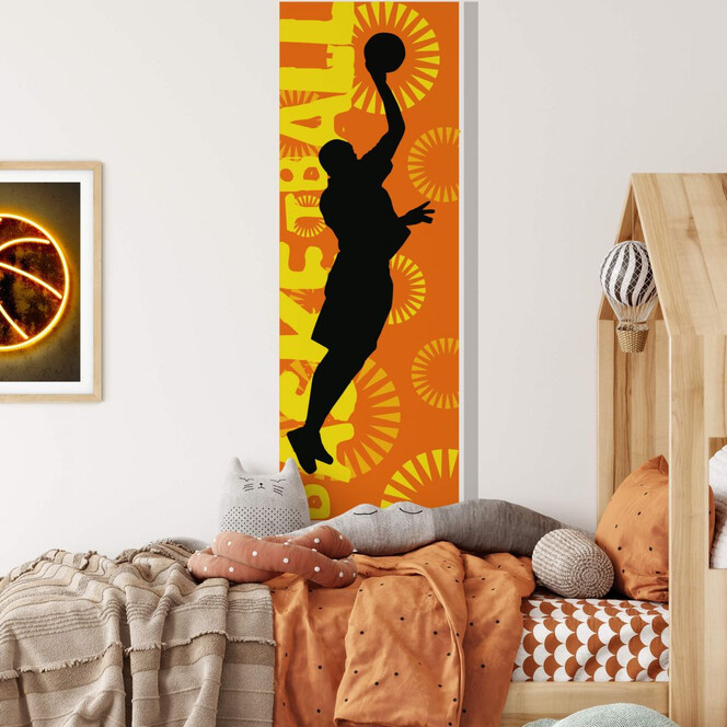 Wandsticker Basketball Banner