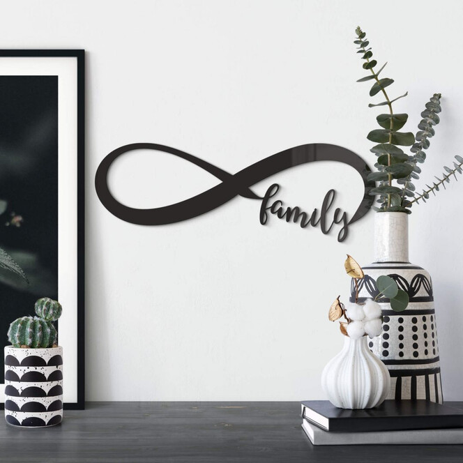 Acrylbuchstaben - Unendlich Family