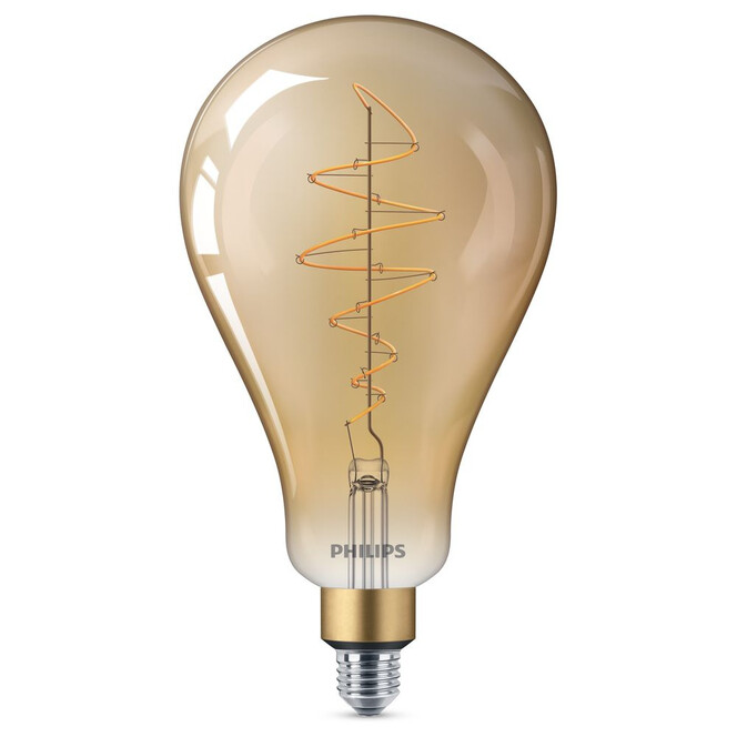 Philips LED Lampe ersetzt 40W, E27. Birne - A160. klar, Vintage, 470lm, dimmbar, 1er Pack EEK A& - Bild 1