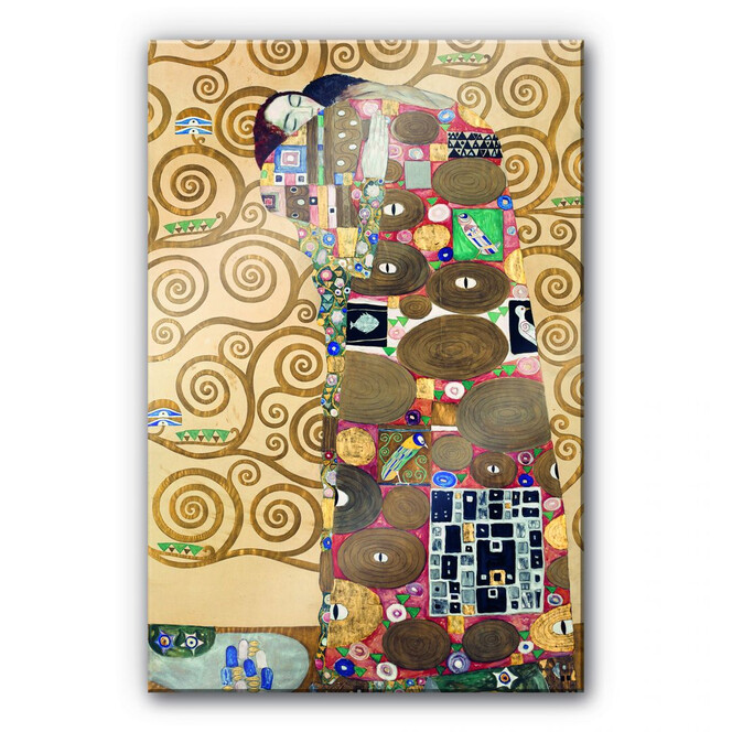 Acrylglasbild Klimt - Die Erfüllung